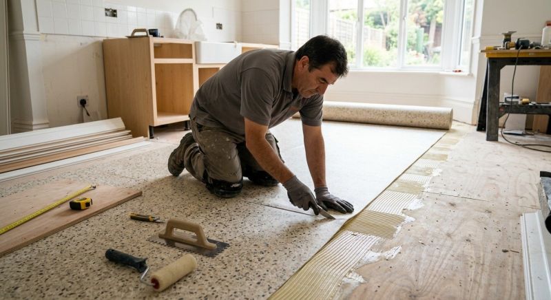 Linoleum Floor Installation in Asbury Park, NJ