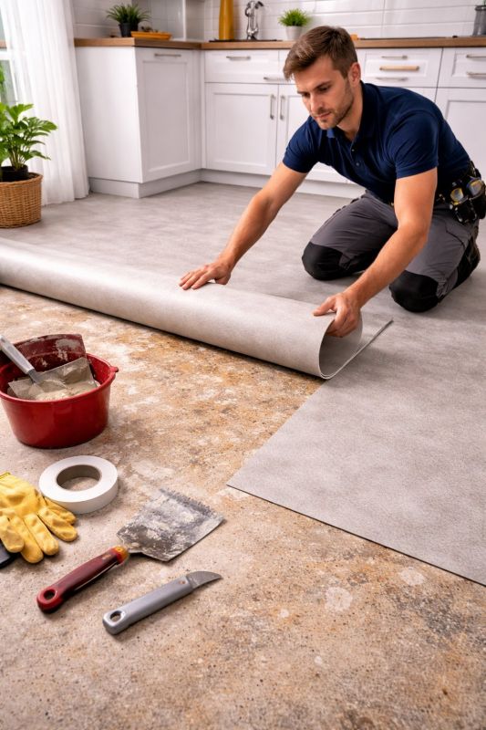 Linoleum Floor Installation in Asbury Park, NJ