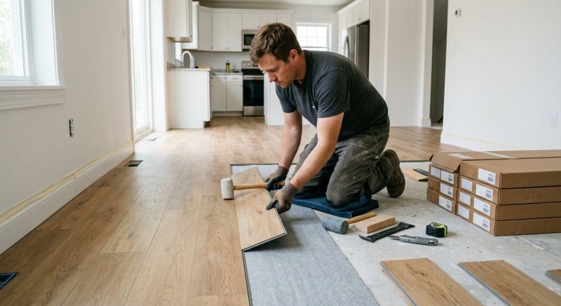 Vinyl Plank Floor Installation in Bayville, NJ